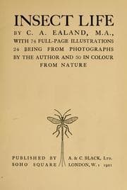 Tapa de Insect life