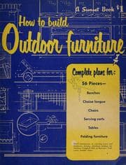 Tapa de How to build outdoor furniture