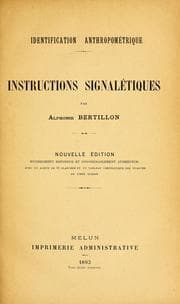 Tapa de Identification anthropométrique
