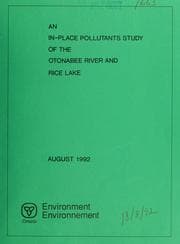 Tapa de An in-place pollutants study of the Otonabee River and Rice Lake