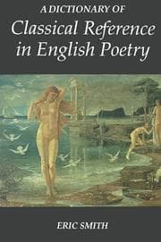 Tapa de A Dictionary of Classical Reference in English Poetry
