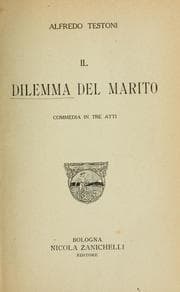 Tapa de Il dilemma del marito