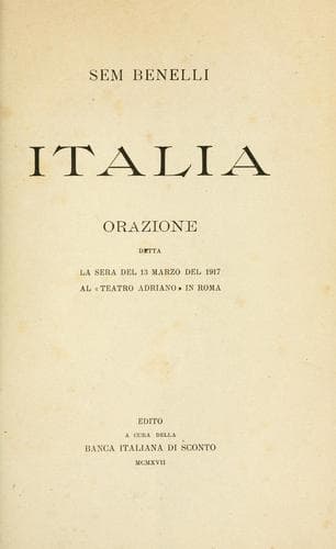 Tapa de Italia