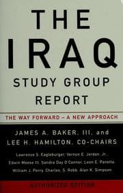 Tapa de The Iraq Study Group report
