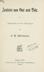 Tapa de Jenseits von Gut und Böse