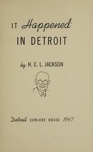 Tapa de It happened in Detroit