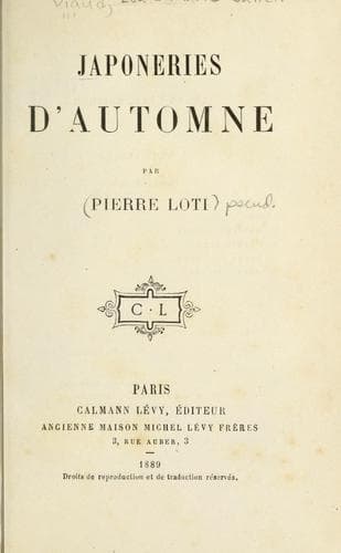 Tapa de Japoneries d'automne