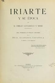 Tapa de Iriarte y su época