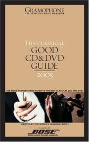 Tapa de The Classical Good CD and DVD Guide 2005 (Classical Good CD, DVD, & Download Guide)