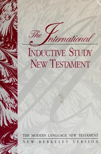 Tapa de The international inductive study New Testament