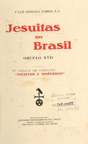 Tapa de Jesuitas no Brazil