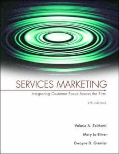 Tapa de Services Marketing