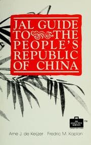 Tapa de JAL guide to the People's Republic of China