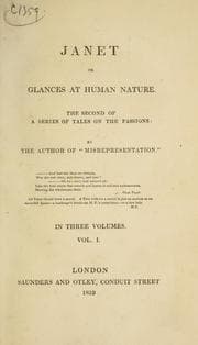 Tapa de Janet, or, Glances at human nature