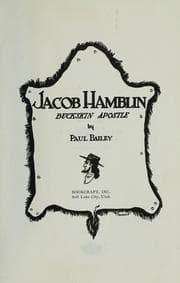Tapa de Jacob Hamblin, buckskin apostle