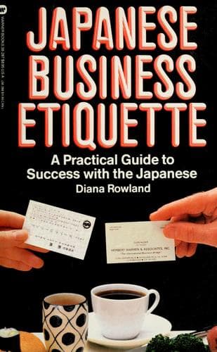 Tapa de Japanese business etiquette