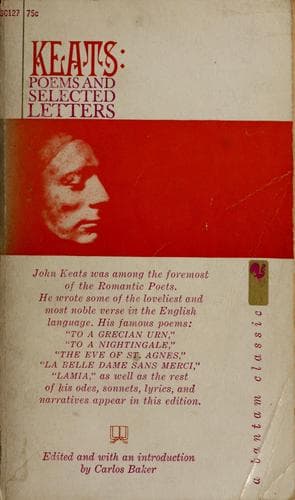 Tapa de Poems and selected letters