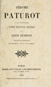 Tapa de Jérôme Paturot à la recherche, d'une position sociale