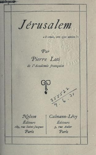 Tapa de Jérusalem