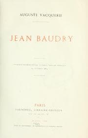 Tapa de Jean Baudry