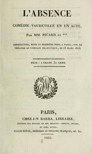 Tapa de L'absence