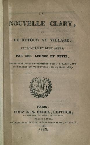Tapa de La nouvelle Clary