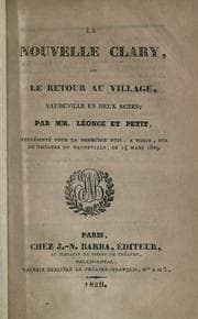 Tapa de La nouvelle Clary
