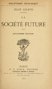 Tapa de La société future