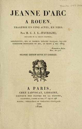Tapa de Jeanne d'Arc à Rouen
