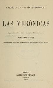 Tapa de Las verónicas