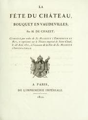 Tapa de La fête du château