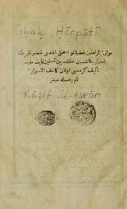 Tapa de Kif ül-esrr