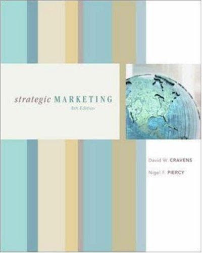 Tapa de Strategic marketing