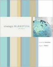 Tapa de Strategic marketing