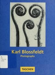 Tapa de Karl Blossfeldt, photographs
