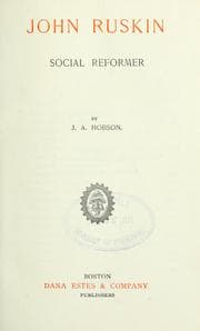 Tapa de John Ruskin