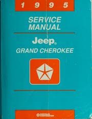Tapa de Jeep Grand Cherokee service manual, 1995