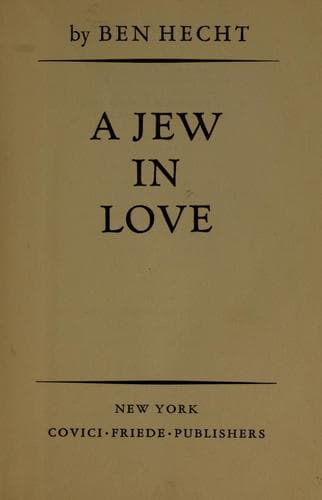 Tapa de A Jew in love