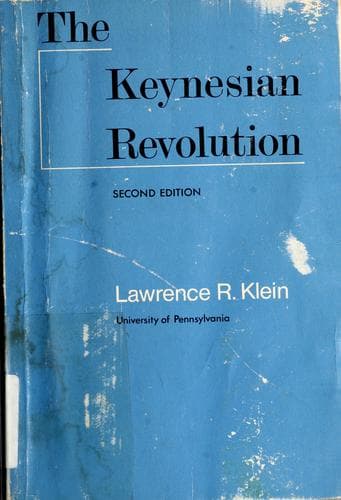 Tapa de The Keynesian revolution