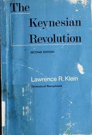 Tapa de The Keynesian revolution