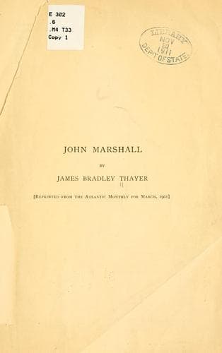 Tapa de John Marshall