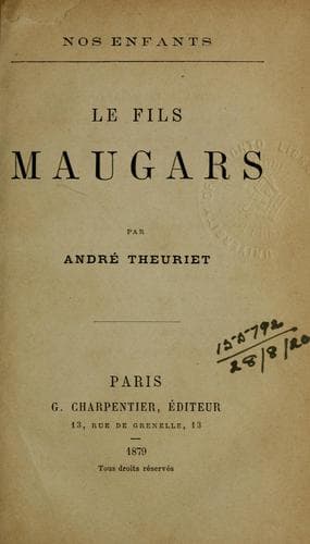 Tapa de fils Maugars.