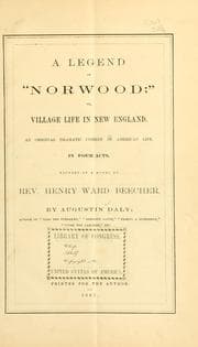 Tapa de A legend of "Norwood"