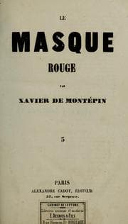 Tapa de Le masque rouge