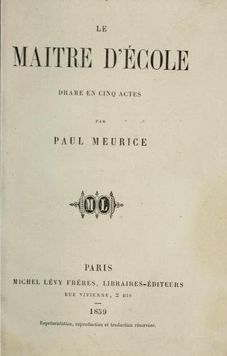 Tapa de maitre d'école