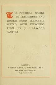 Tapa de The poetical works of Leigh Hunt and Thomas Hood (selected)