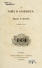 Tapa de Le noeud gordien