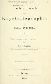 Tapa de Lehrbuch der Krystallographie