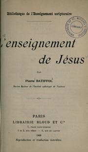 Tapa de L'enseignement de Jésus