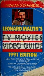 Tapa de Leonard Maltin's TV movies and video guide